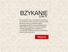 Tablet Screenshot of bzykanie.com.pl